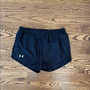 Under Armour Women's Dark Blue Athletic Shorts